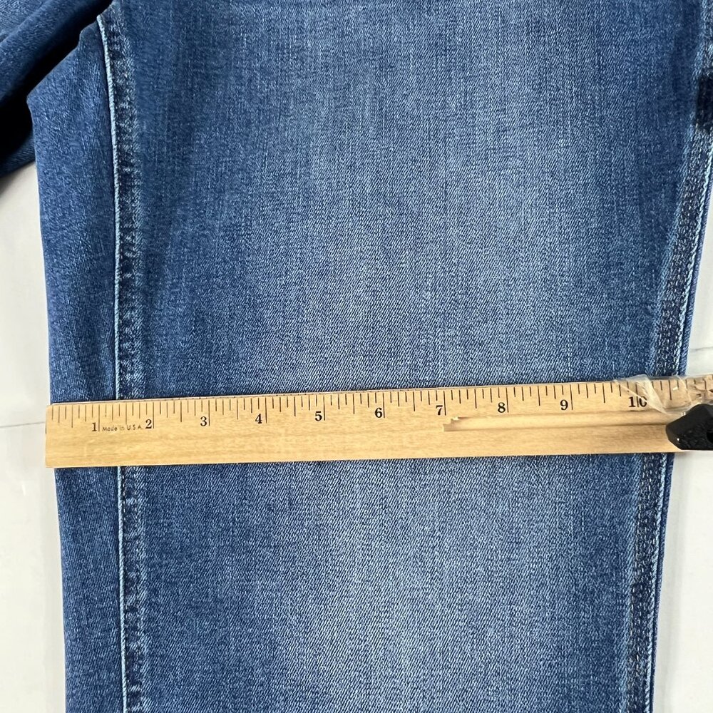 Edgely Jeans Womens Plus 40x25* High Rise Slim Straight Ankle Blue Denim Tag 20W - Picture 13 of 16